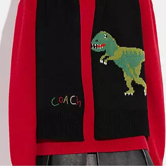 Coach Rexy Muffler Scarf NWT - Picture 2 of 2